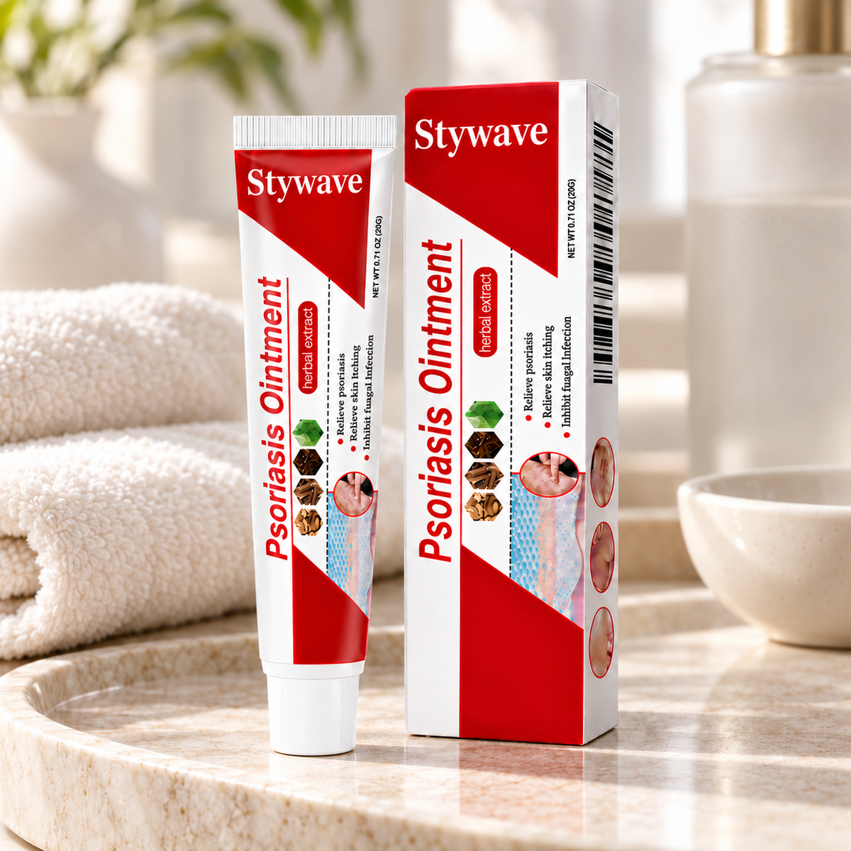 Stywave Botanical Skin Relief Ointment for Dry, Itchy & Flaky Skin
