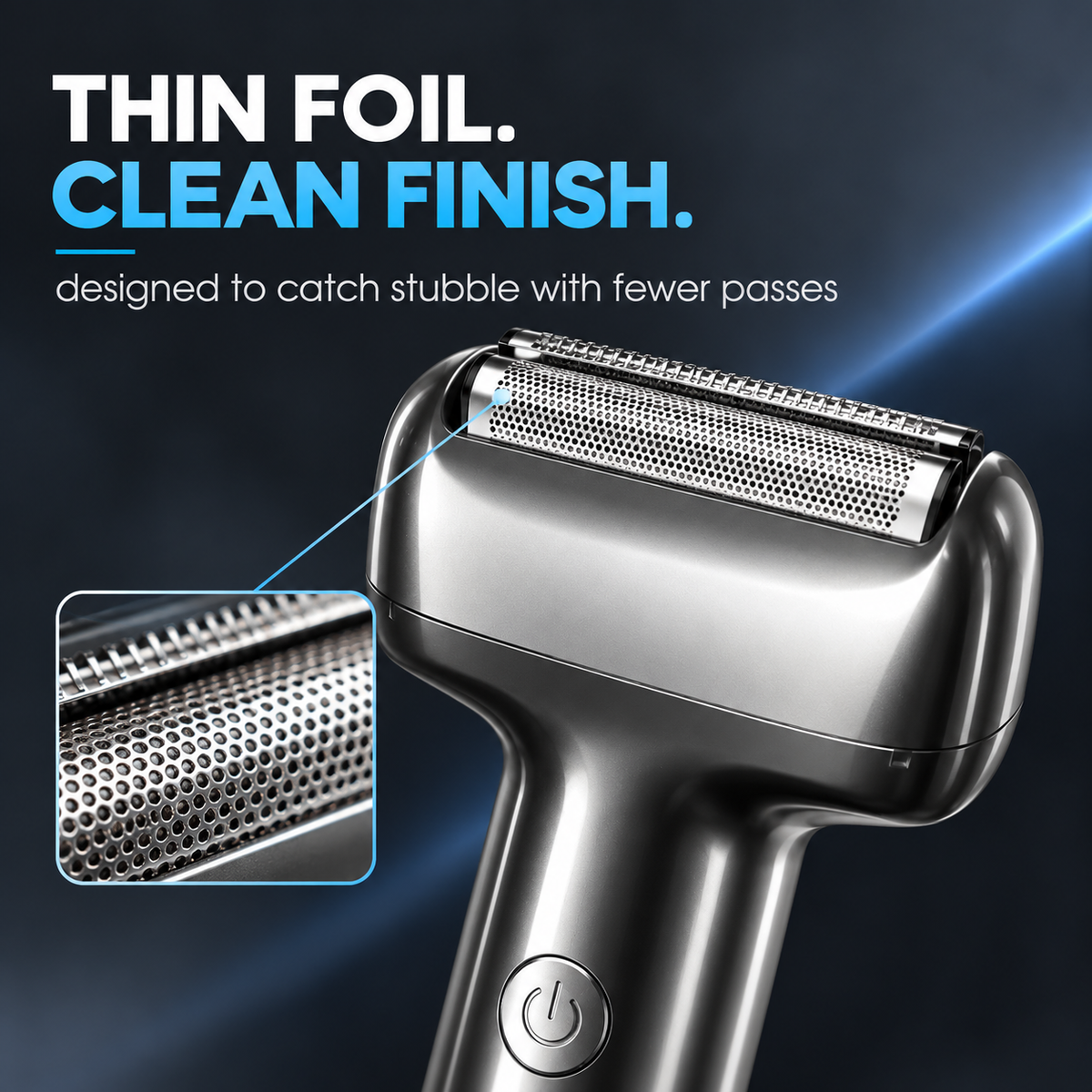 🪒Men's Rechargeable Foil Electric Shaver – Efficient Close Shaving, Cordless Portable Wet & Dry Beard Razor for Daily Grooming