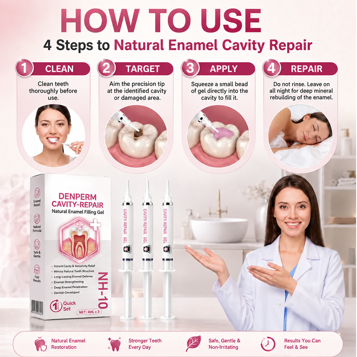 🏆 Stywave Cavity-Repair Natural Enamel Filling Gel