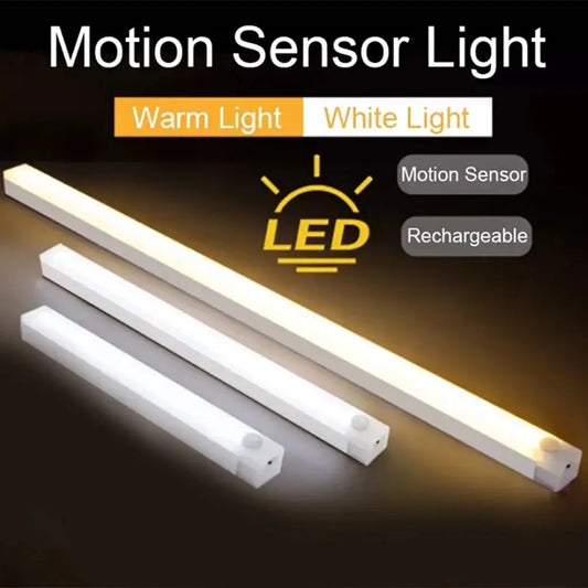 LED Bar Light – Type C Rechargeable Motion Sensor Night Lamp