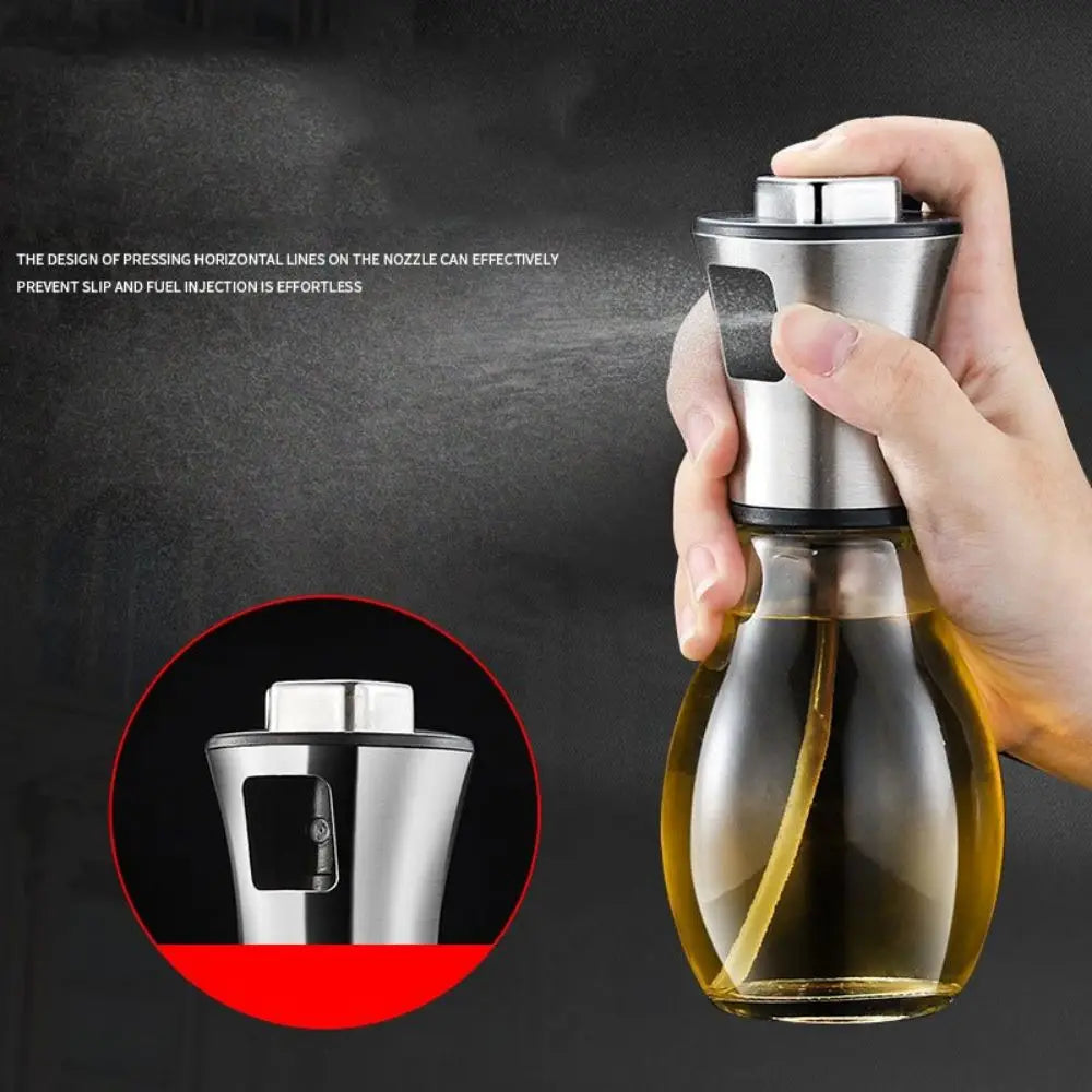 200ML Stainless Steel Oil Sprayer – Perfect for Cooking & Air Fryer